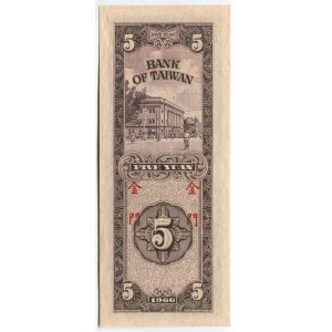 China - Taiwan 5 Yuan 1966