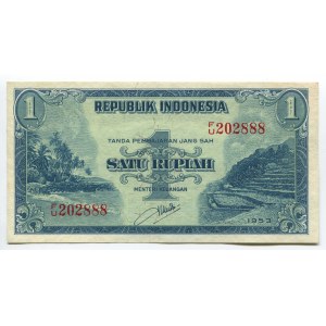 Indonesia 1 Rupiah 1953