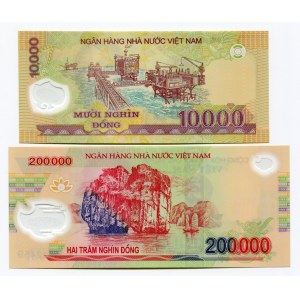Viet Nam 10 000 - 200 000 Dông 2010 -11