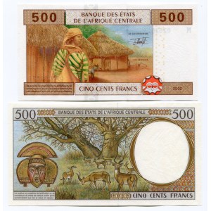 Central African States 2 x 500 Francs 1994 -2002