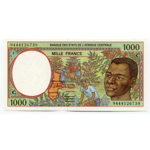Central African States 1000 Francs 1994 C