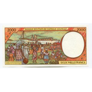 Central African States 2000 Francs 1994 C