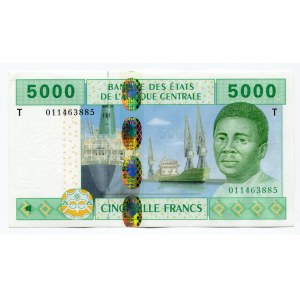 Central African States 5000 Francs 2002 T