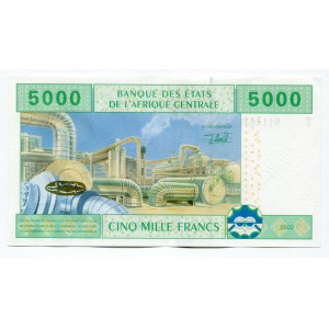 Central African States 5000 Francs 2002 T