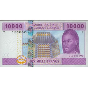 Central African States Congo 10000 Francs 2002