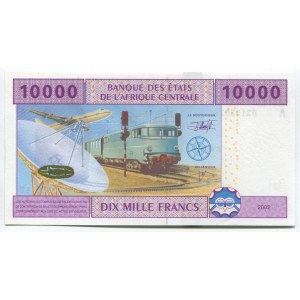 Central African States Gabon 10000 Francs 2002
