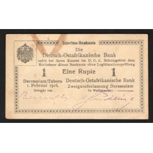 German East Africa 1 Rupie 1916