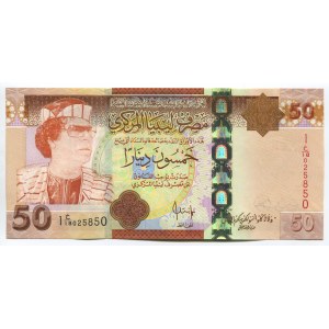 Libya 50 Dinars 2008