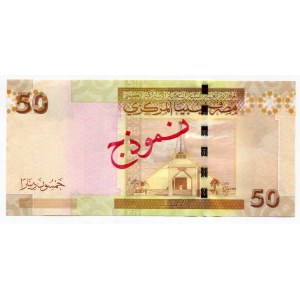 Libya 50 Dinars 2008 Specimen