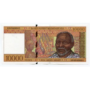 Madagascar 10000 Francs / 2000 Ariary 1995