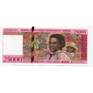 Madagascar 25000 Francs / 5000 Ariary 1998