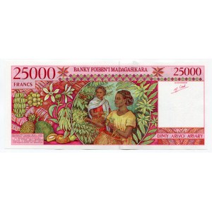 Madagascar 25000 Francs / 5000 Ariary 1998