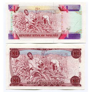 Malawi 2 x 1 Kwacha 1986 -92