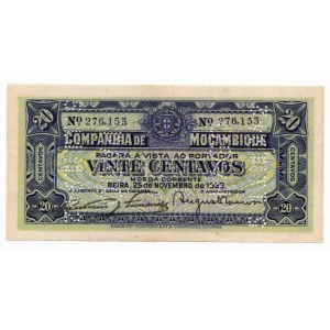 Mozambique 20 Centavos 1933