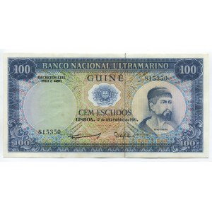 Portuguese Guinea 100 Escudos 1971
