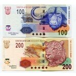 South Africa 10 - 20 - 50 - 100 - 200 Rand 1999 - 2005