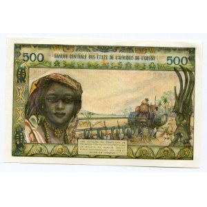 West African States 500 Francs 1959 -64 A