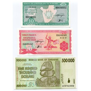 Africa Lot of 5 Banknotes 1997-2008