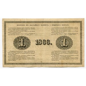 Russia 1 Rouble 1866 -80