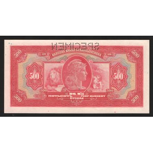 Czechoslovakia 500 Korun 1929