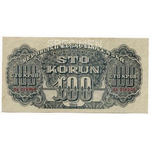 Czechoslovakia 100 Korun 1944 Specimen