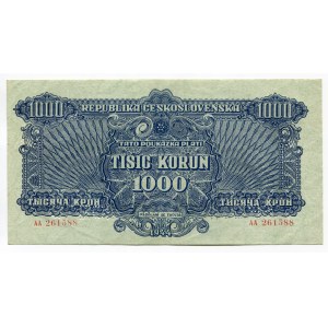 Czechoslovakia 1000 Korun 1944 Specimen