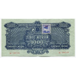 Czechoslovakia 1000 Korun 1944 (1945) Specimen
