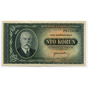 Czechoslovakia 100 Korun 1945