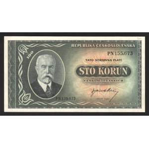 Czechoslovakia 100 Korun 1945 Not Specimen