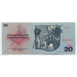 Czechoslovakia 20 Korun 1970