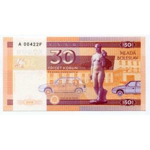 Czechoslovakia 30 Korun 2018 Specimen Skoda Favorit