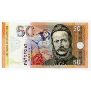 Czechoslovakia 50 Korun 2019 Specimen Ľudovít Štúr