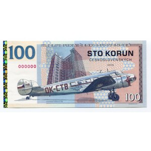 Czechoslovakia 100 Korun 2019 Specimen Jan Antonín Baťa # 000000
