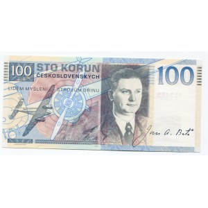 Czechoslovakia 100 Korun 2019 Specimen Jan Antonín Baťa # 123456