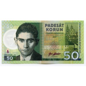 Czech Republic 50 Korun 2019 Specimen Franz Kafka
