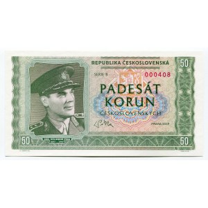 Czech Republic 50 Korun 2019 Specimen General Heliodor Píka