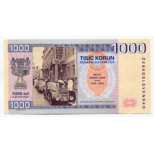Czech Republic 1000 Korun 2019 Specimen Jawa 750