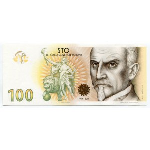 Czech Republic Commemorative Banknote 100th Anniversary of the Czechoslovak Crown 2019 (2020) NEW RARE Series D