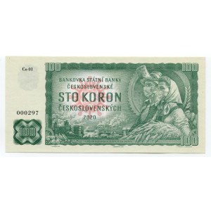 Czech Republic 100 Korun 2020 COVID - 19