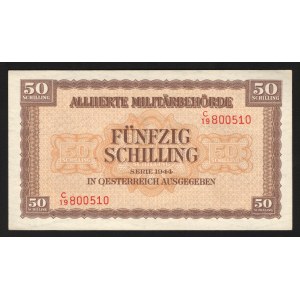 Austria Allied Occupation 50 Schilling 1944