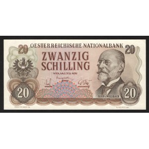 Austria 20 Schilling 1956