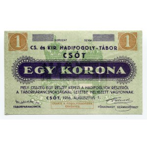 Austria-Hungary 1 Korona 1916 Lagergeld