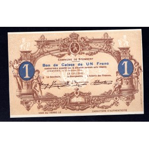 Belgium 1 Franc 1914