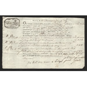 France Nice Ship Custom Document 1830
