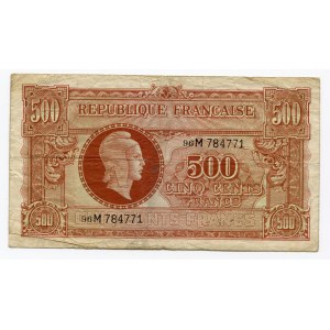 France 500 Francs 1944