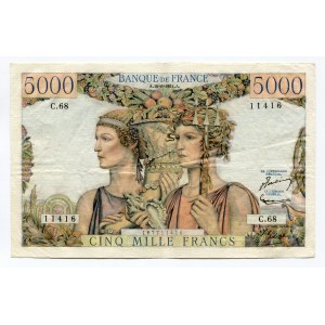 France 5000 Francs 1951