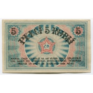 Latvia 5 Rubli 1919