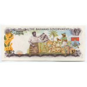 Bahamas 1/2 Dollars 1965