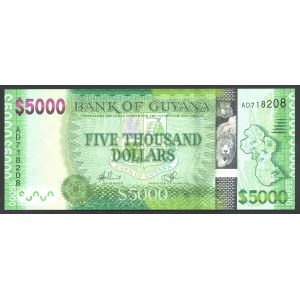 Guyana 5000 Dollars 2013