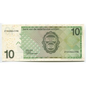 Netherlands Antilles 10 Gulden 2003